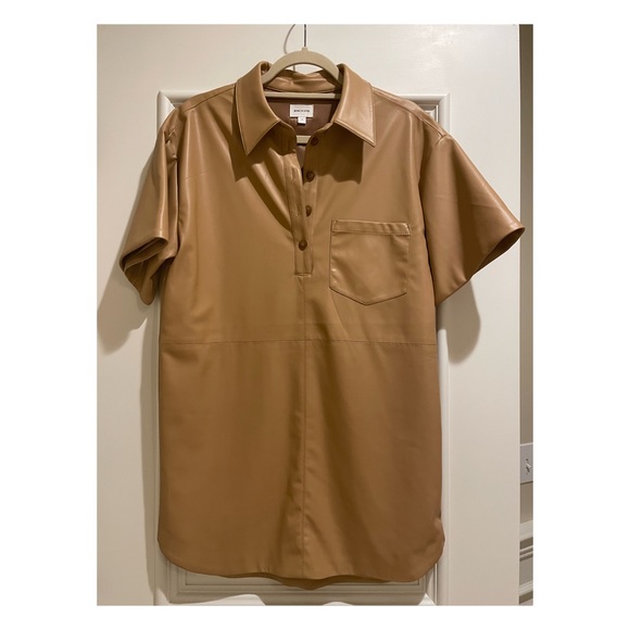 Song of Style Revolve Collection Stella Faux Leather Dress Sz S - Picture 3 of 5